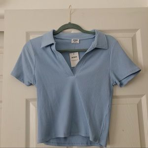 Cotton On Zoe Short Sleeve Polo (Authentic Blue)